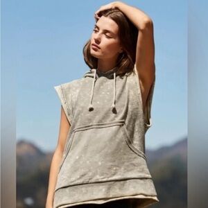 FP movement sleeveless hoodie